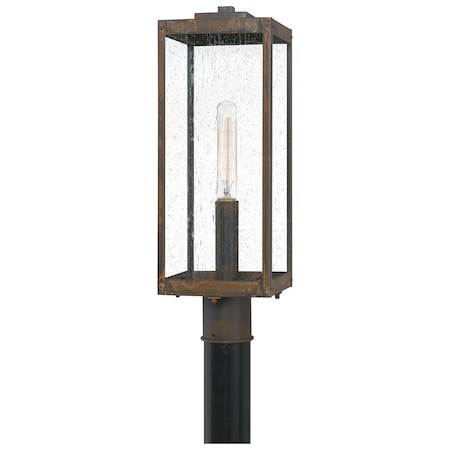 Westover 1-Light Industrial Bronze Outdoor Post Lantern